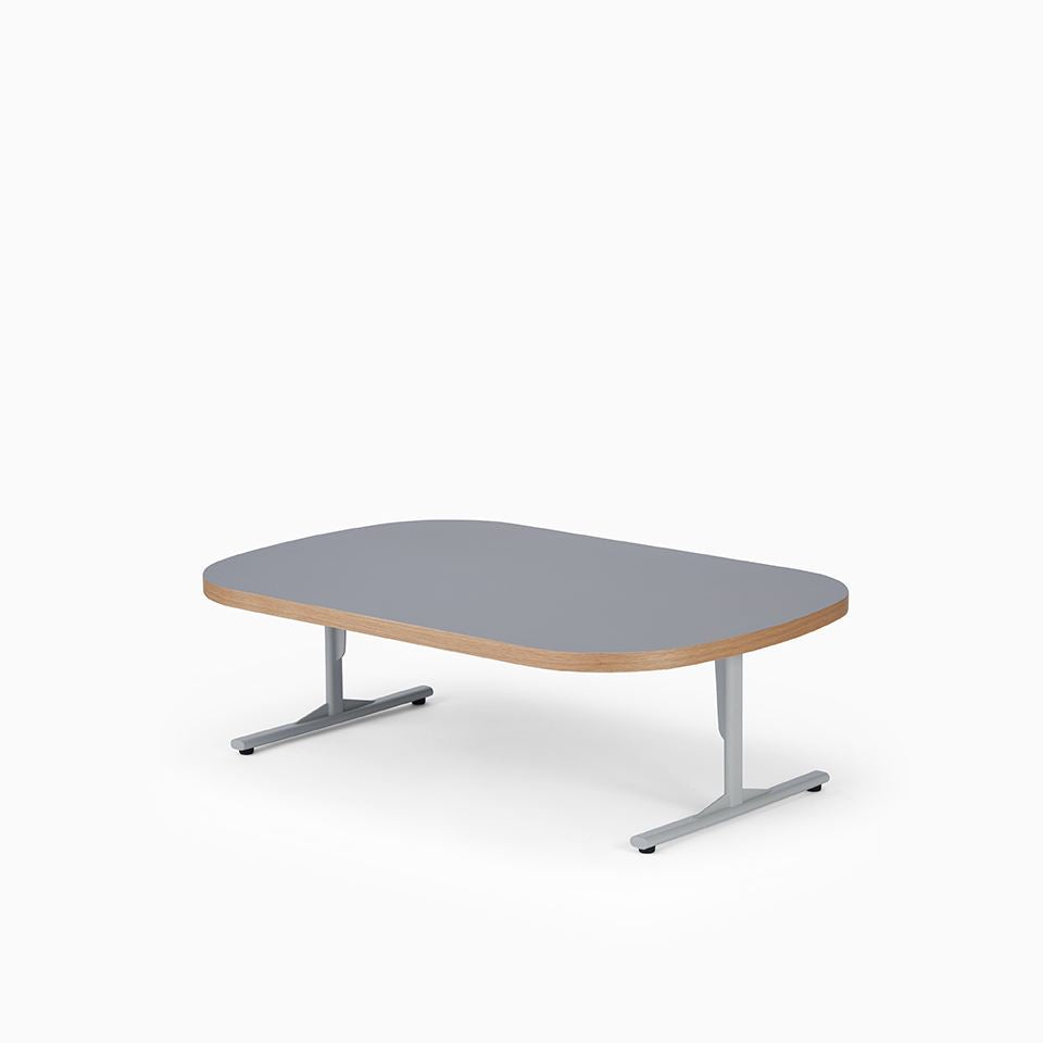 KUUM Living Table Oval  W1200 × D800 - メラミングレー / クーム リビング テーブル
