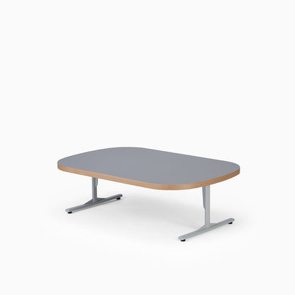 KUUM Living Table Oval  W1200 × D800 - メラミングレー / クーム リビング テーブル