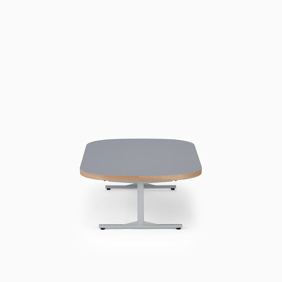 KUUM Living Table Oval  W1200 × D800 - メラミングレー / クーム リビング テーブル
