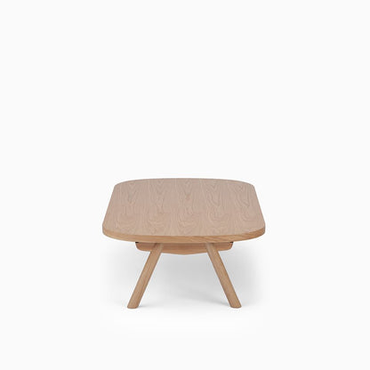 KUUM Living Table Oval  W1400 × D800 - オーク突板ナチュラル / クーム リビング テーブル