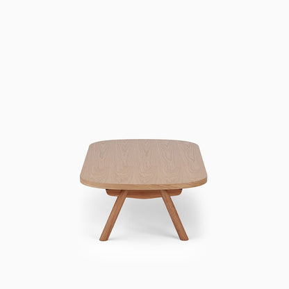KUUM Living Table Oval  W1400 × D800 - オーク突板ナチュラル / クーム リビング テーブル