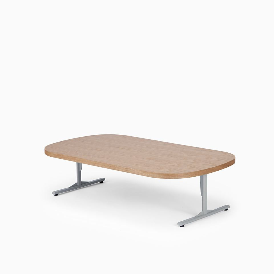 KUUM Living Table Oval  W1400 × D800 - オーク突板ナチュラル / クーム リビング テーブル