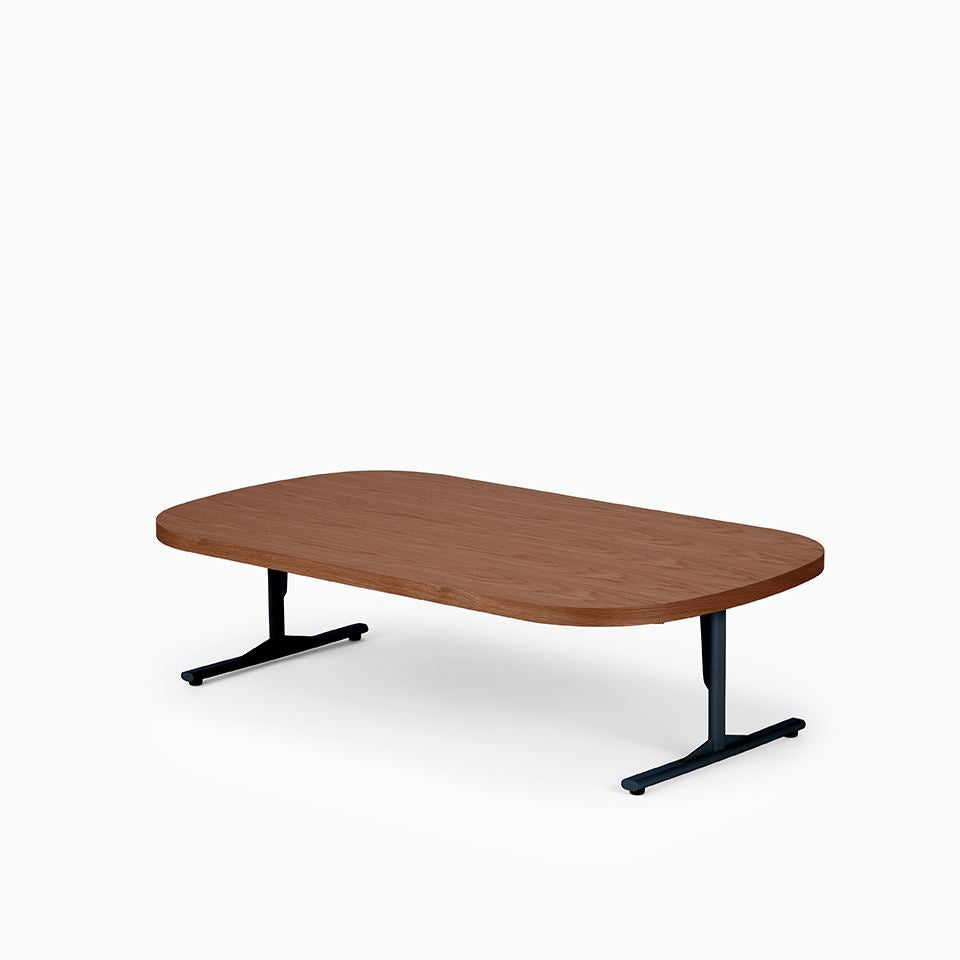 KUUM Living Table Oval  W1400 × D800 - オーク突板ブラウン / クーム リビング テーブル