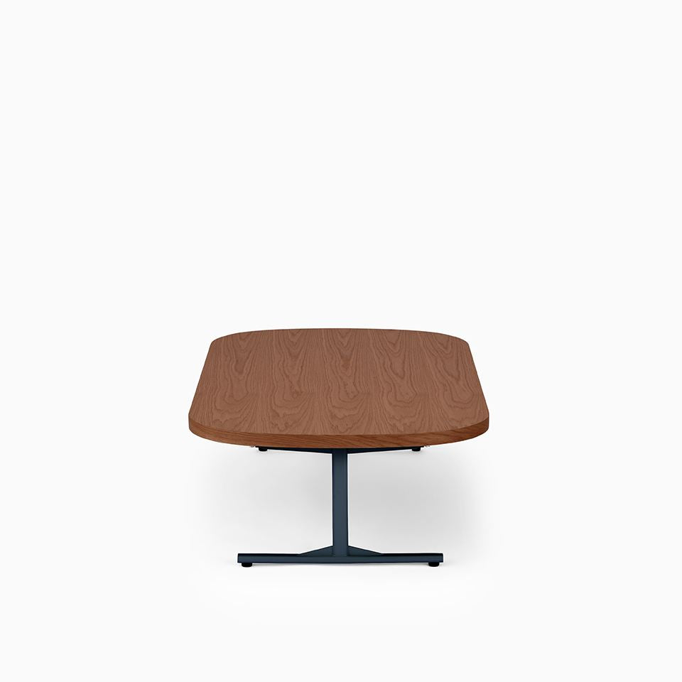 KUUM Living Table Oval  W1400 × D800 - オーク突板ブラウン / クーム リビング テーブル