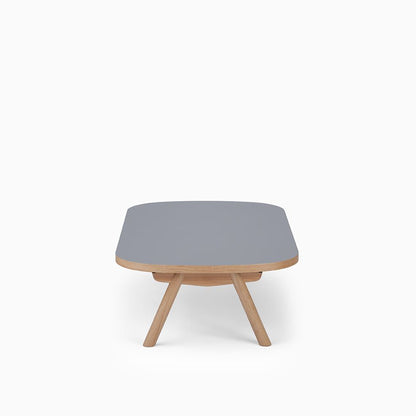 KUUM Living Table Oval  W1400 × D800 - メラミングレー / クーム リビング テーブル