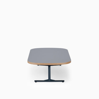 KUUM Living Table Oval  W1400 × D800 - メラミングレー / クーム リビング テーブル