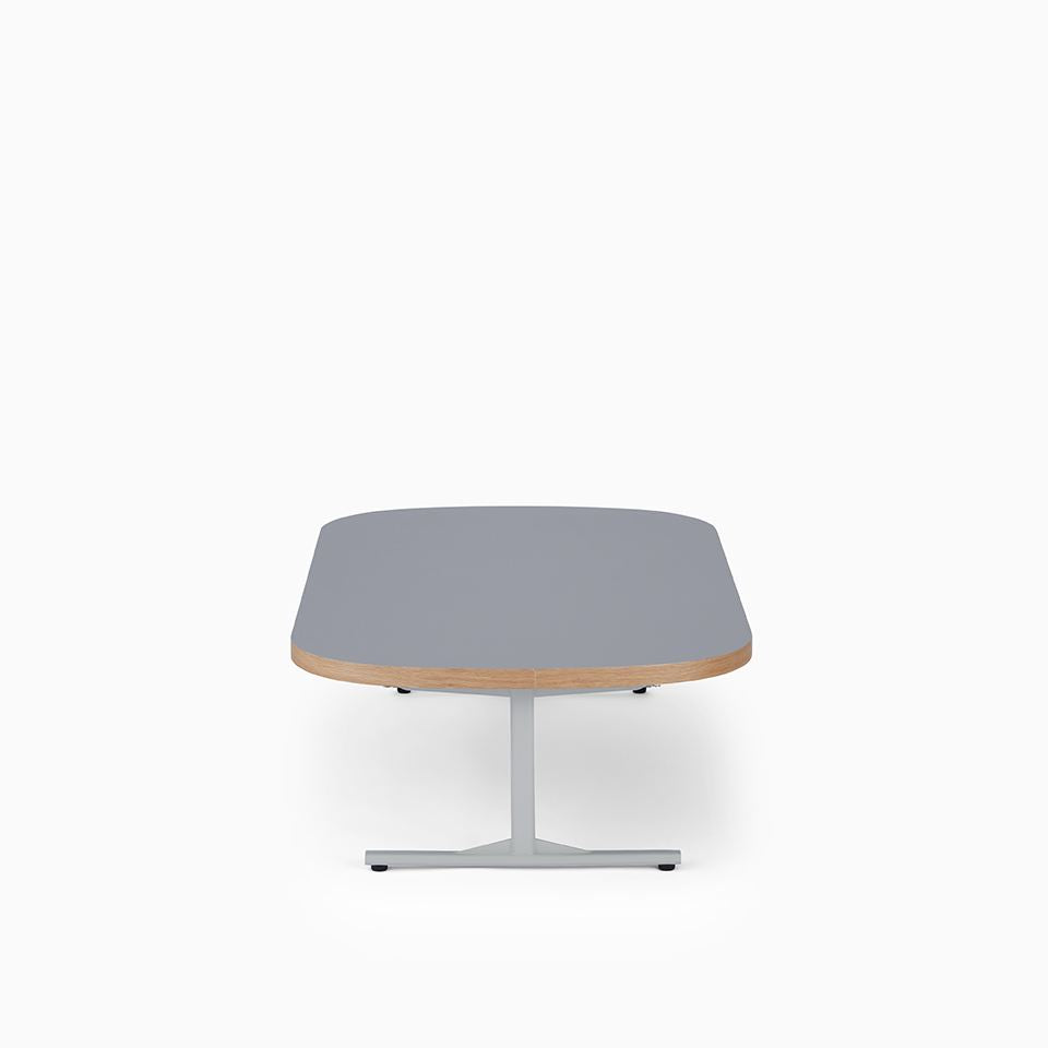 KUUM Living Table Oval  W1400 × D800 - メラミングレー / クーム リビング テーブル