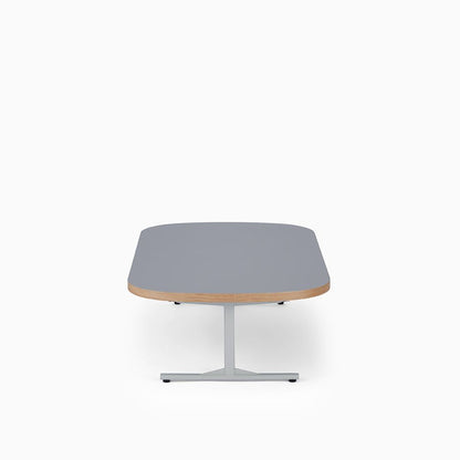 KUUM Living Table Oval  W1400 × D800 - メラミングレー / クーム リビング テーブル