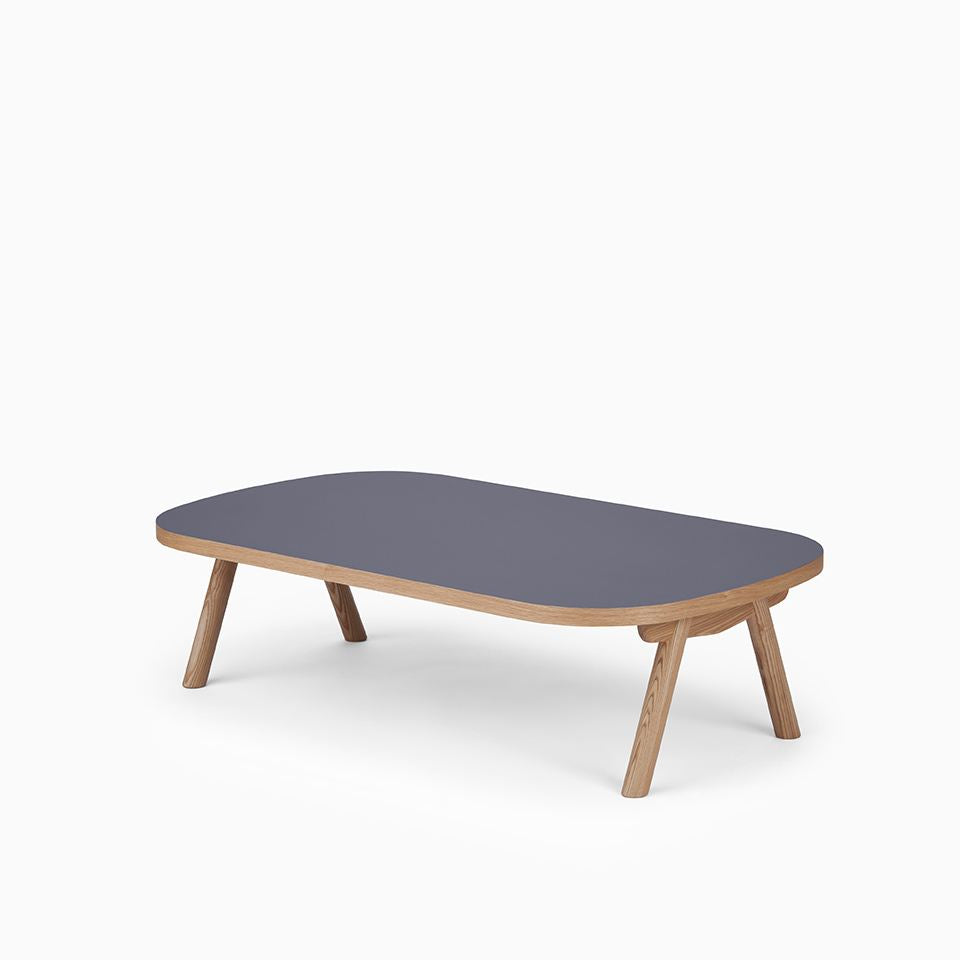 KUUM Living Table Oval  W1400 × D800 - メラミンネイビー / クーム リビング テーブル