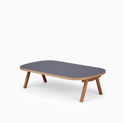 KUUM Living Table Oval  W1400 × D800 - メラミンネイビー / クーム リビング テーブル