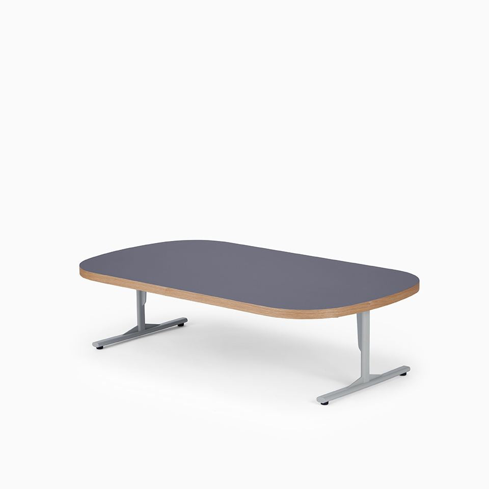 KUUM Living Table Oval  W1400 × D800 - メラミンネイビー / クーム リビング テーブル