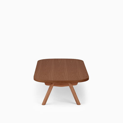 KUUM Living Table Oval  W1600 × D800 - オーク突板ブラウン / クーム リビング テーブル