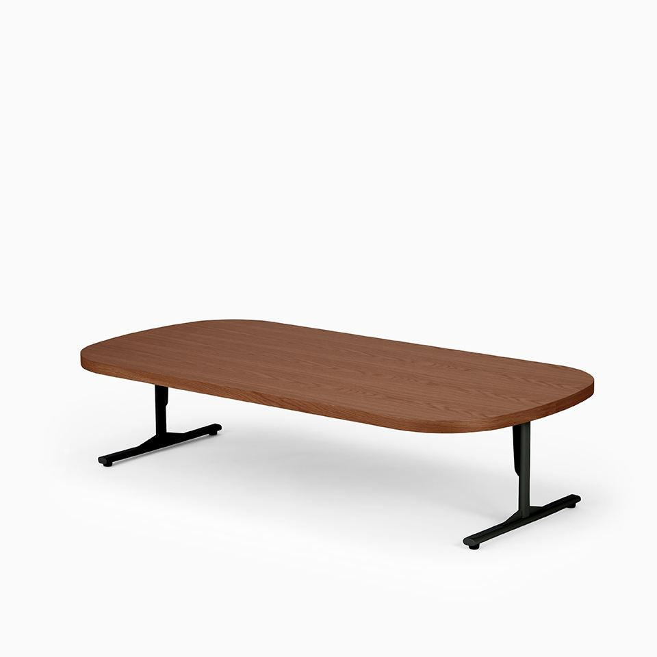 KUUM Living Table Oval  W1600 × D800 - オーク突板ブラウン / クーム リビング テーブル