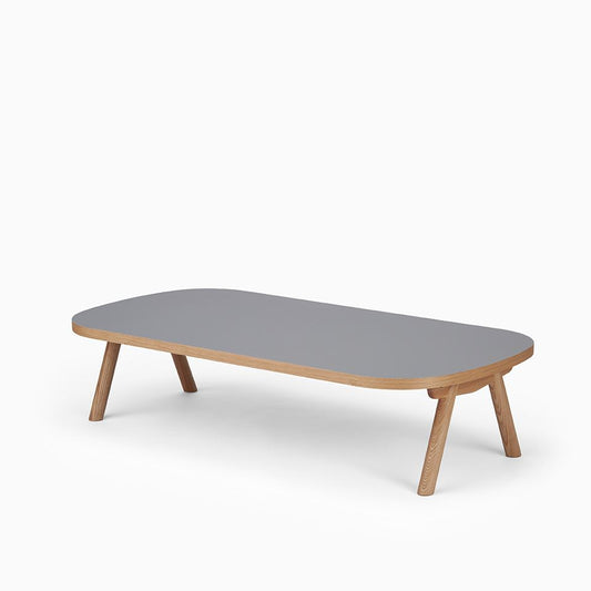KUUM Living Table Oval  W1600 × D800 - メラミングレー / クーム リビング テーブル