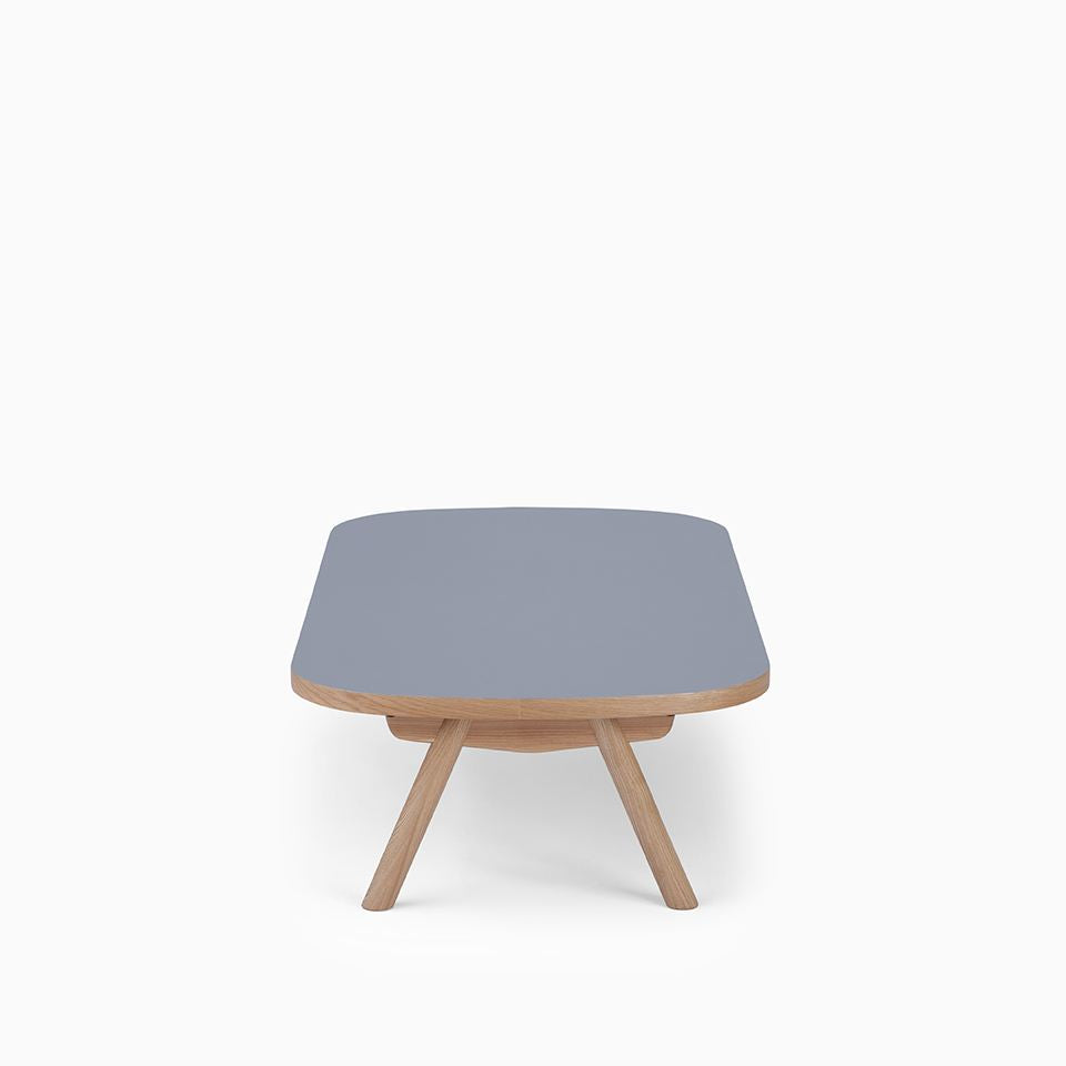 KUUM Living Table Oval  W1600 × D800 - メラミングレー / クーム リビング テーブル