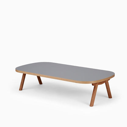 KUUM Living Table Oval  W1600 × D800 - メラミングレー / クーム リビング テーブル