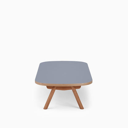 KUUM Living Table Oval  W1600 × D800 - メラミングレー / クーム リビング テーブル