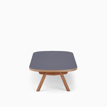 KUUM Living Table Oval  W1600 × D800 - メラミンネイビー / クーム リビング テーブル