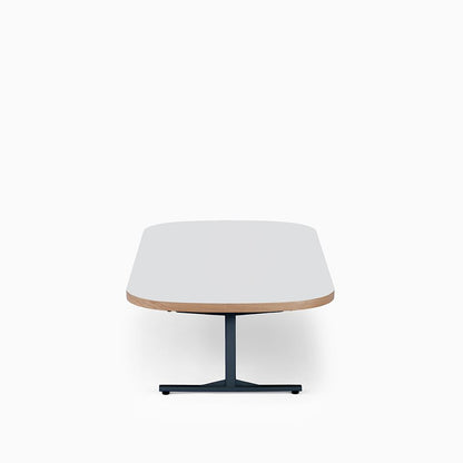 KUUM Living Table Oval  W1600 × D800 - メラミンホワイト / クーム リビング テーブル
