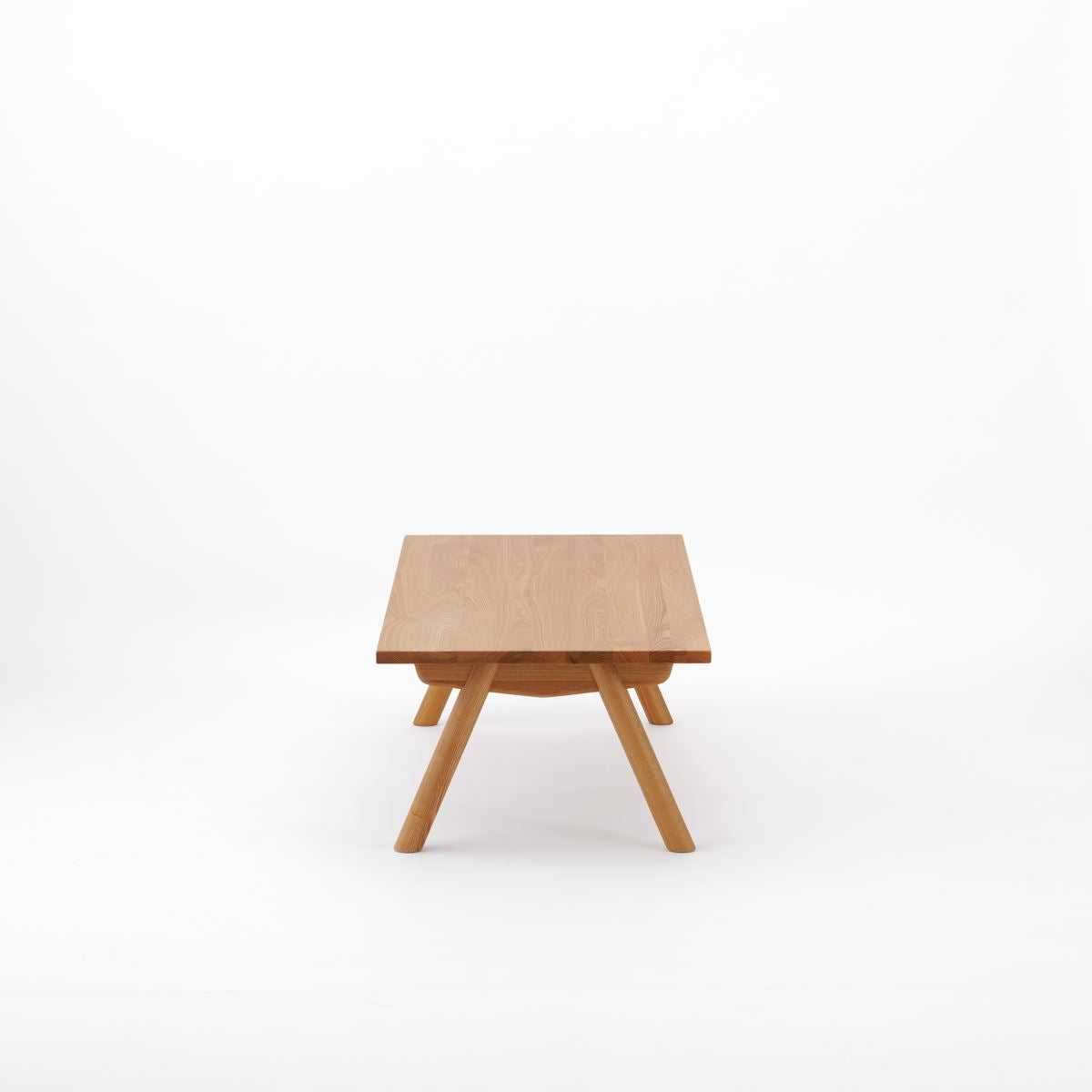 KUUM ローテーブル120x60cm | アッシュ無垢材ナチュラル リビングテーブル