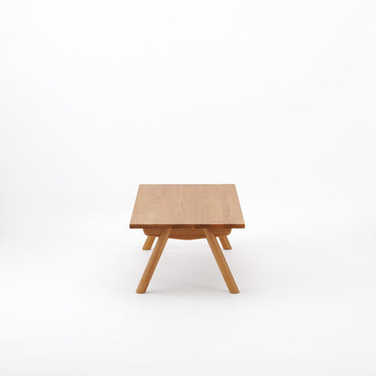 KUUM ローテーブル120x60cm | アッシュ無垢材ナチュラル リビングテーブル