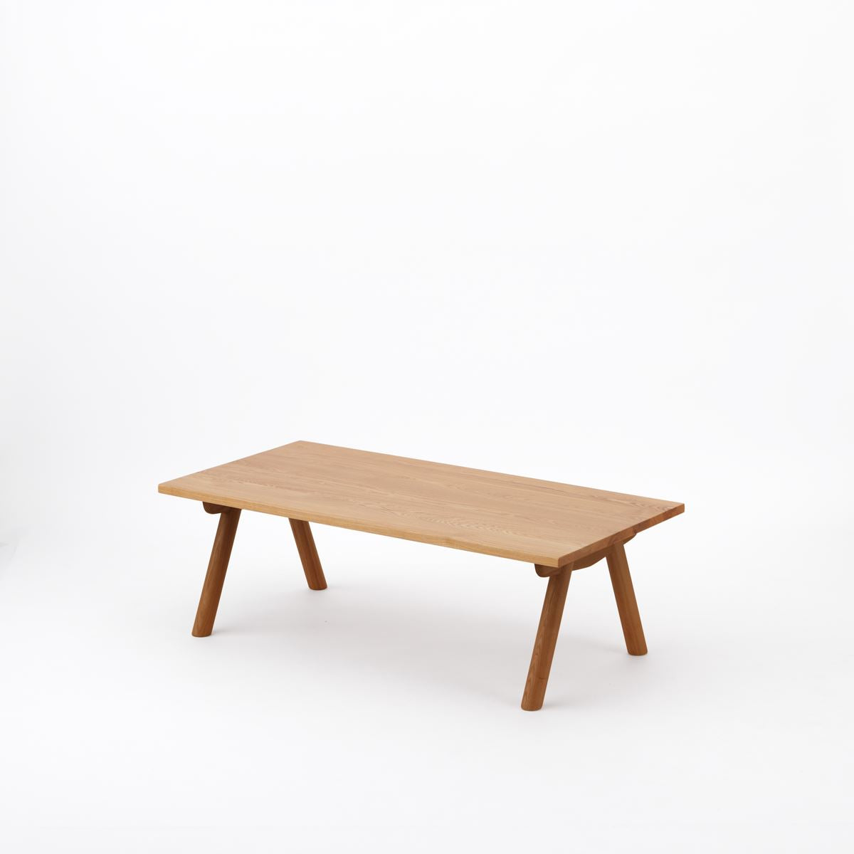 KUUM ローテーブル120x60cm | アッシュ無垢材ナチュラル リビングテーブル