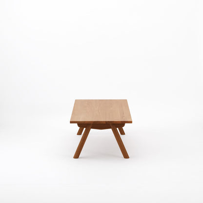 KUUM ローテーブル120x60cm | アッシュ無垢材ナチュラル リビングテーブル