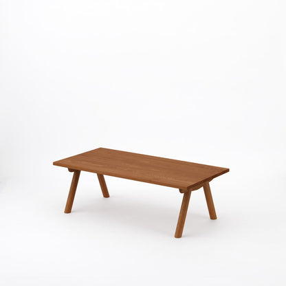 KUUM ローテーブル120x60cm | アッシュ無垢材ブラウン リビングテーブル