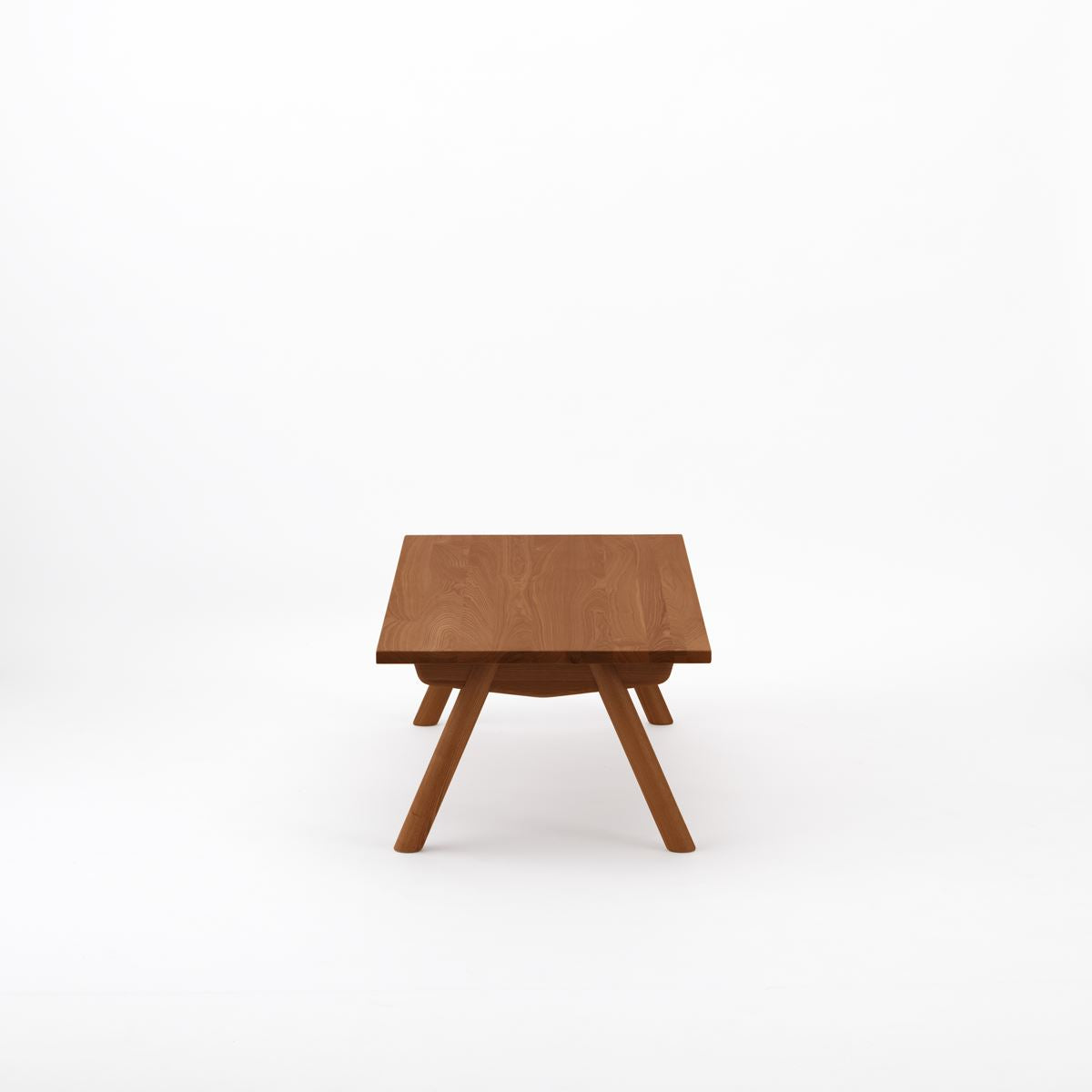 KUUM ローテーブル120x60cm | アッシュ無垢材ブラウン リビングテーブル