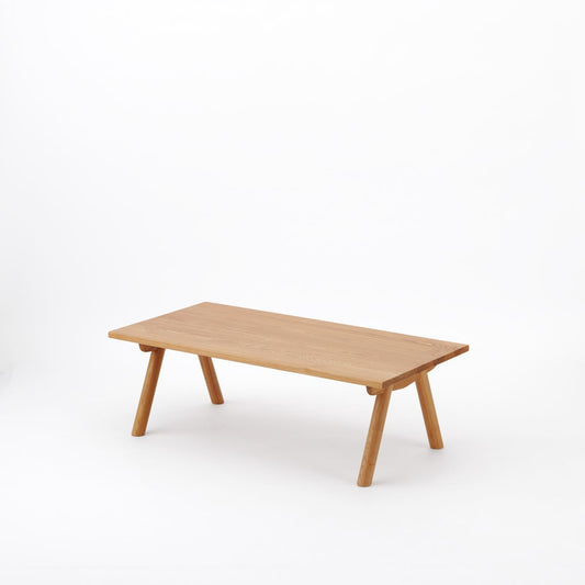 KUUM Living Table W1200 × D600 - オーク突板ナチュラル / クーム リビング テーブル