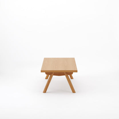 KUUM ローテーブル120x60cm | オーク突板ナチュラル リビングテーブル