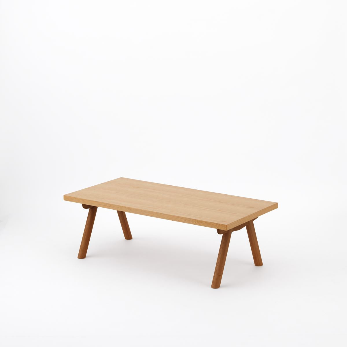 KUUM ローテーブル120x60cm | オーク突板ナチュラル リビングテーブル