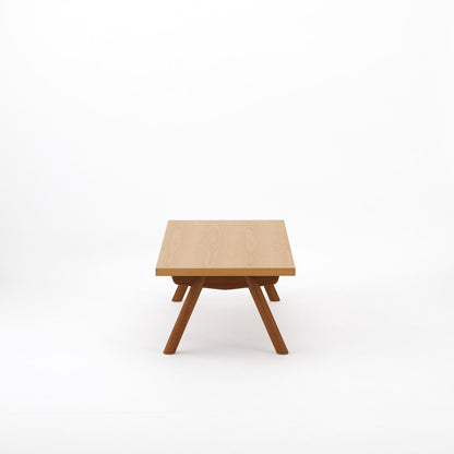 KUUM ローテーブル120x60cm | オーク突板ナチュラル リビングテーブル