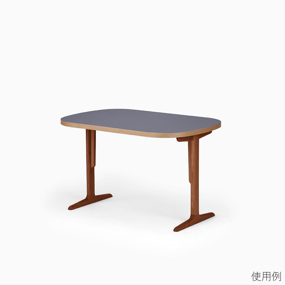 【KUUM Table 専用パーツ】Top_Oval_1200×800 / オーバル天板 1200×800