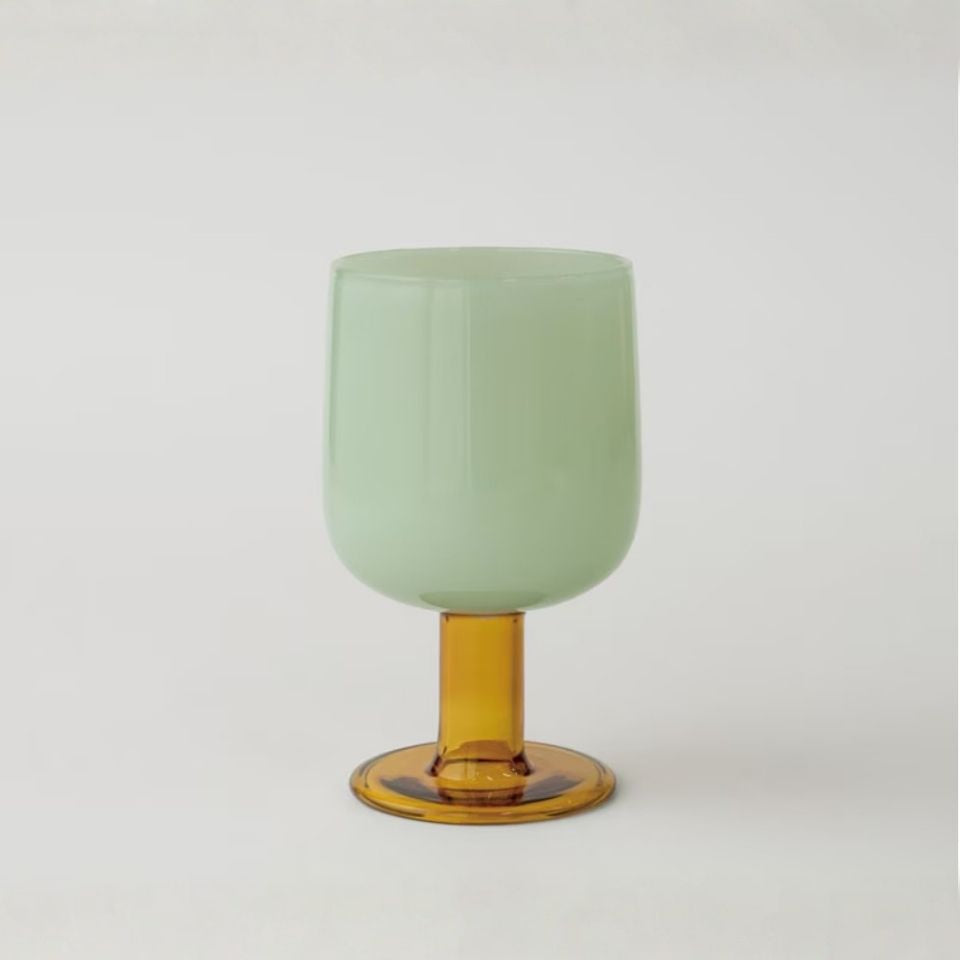 TWO TONE WINE GLASS / ワイングラス