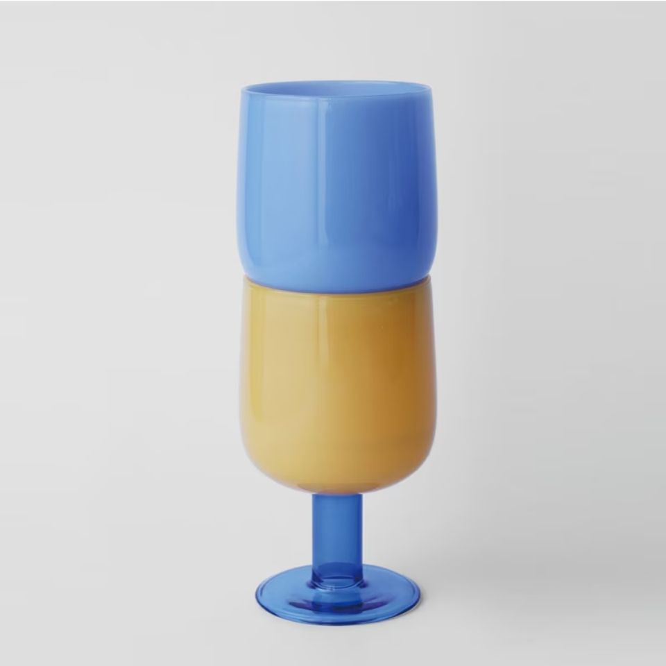TWO TONE WINE GLASS / ワイングラス
