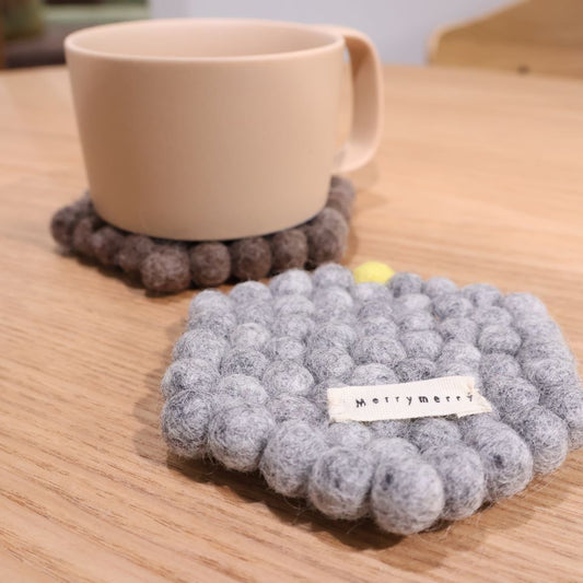 Felt Ball Coaster / フェルトボール コースター