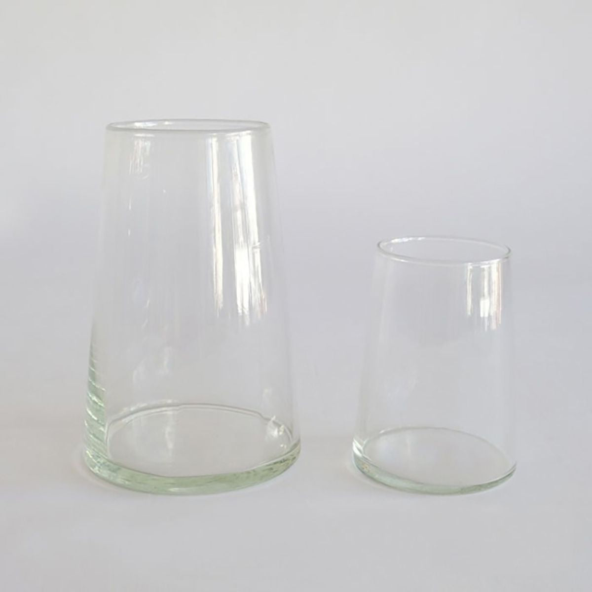 Reuse Glass Flower Vase  Trapezium / リューズガラスベース 台形