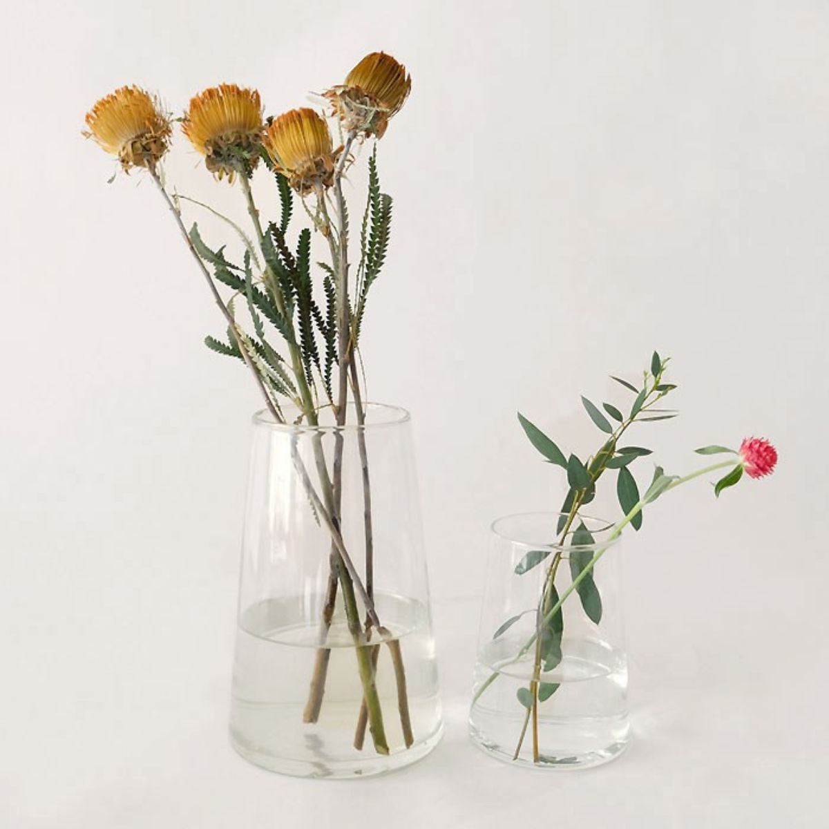 Reuse Glass Flower Vase  Trapezium / リューズガラスベース 台形