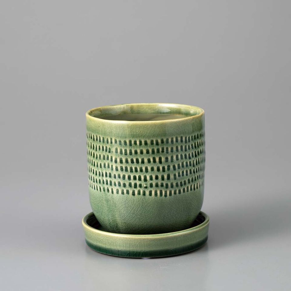 Patterned Ceramic Pot / パターンドセラミックポット