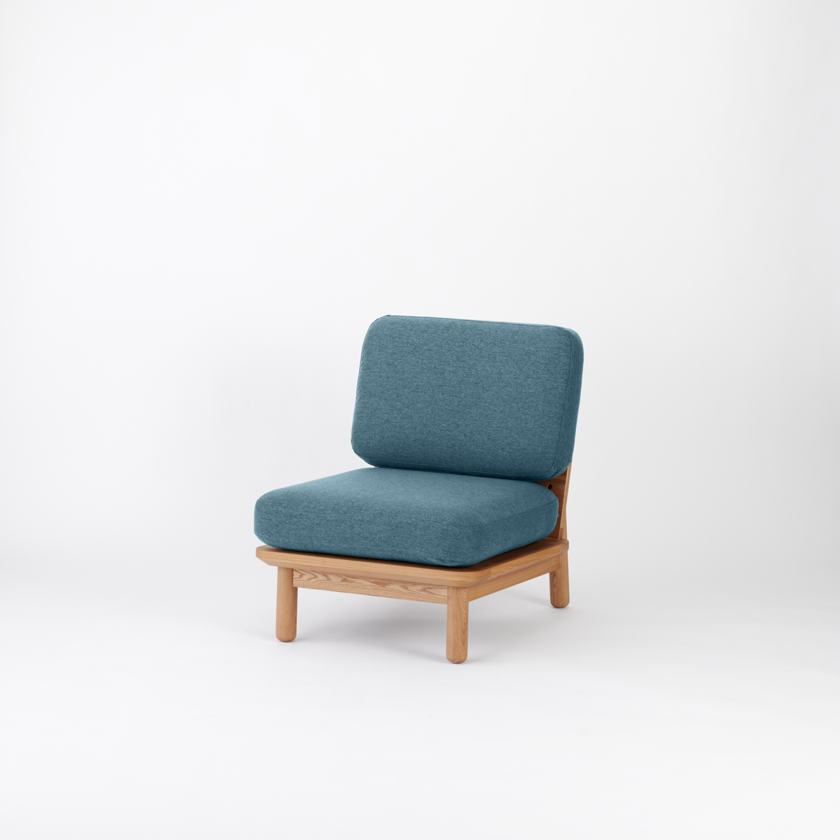 KUUM  Sofa 1 seater - Wooden Frame/Natural