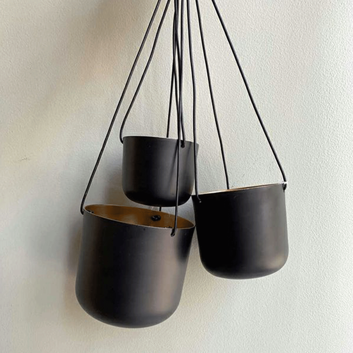 Two-tone Aluminum Hanging Pot