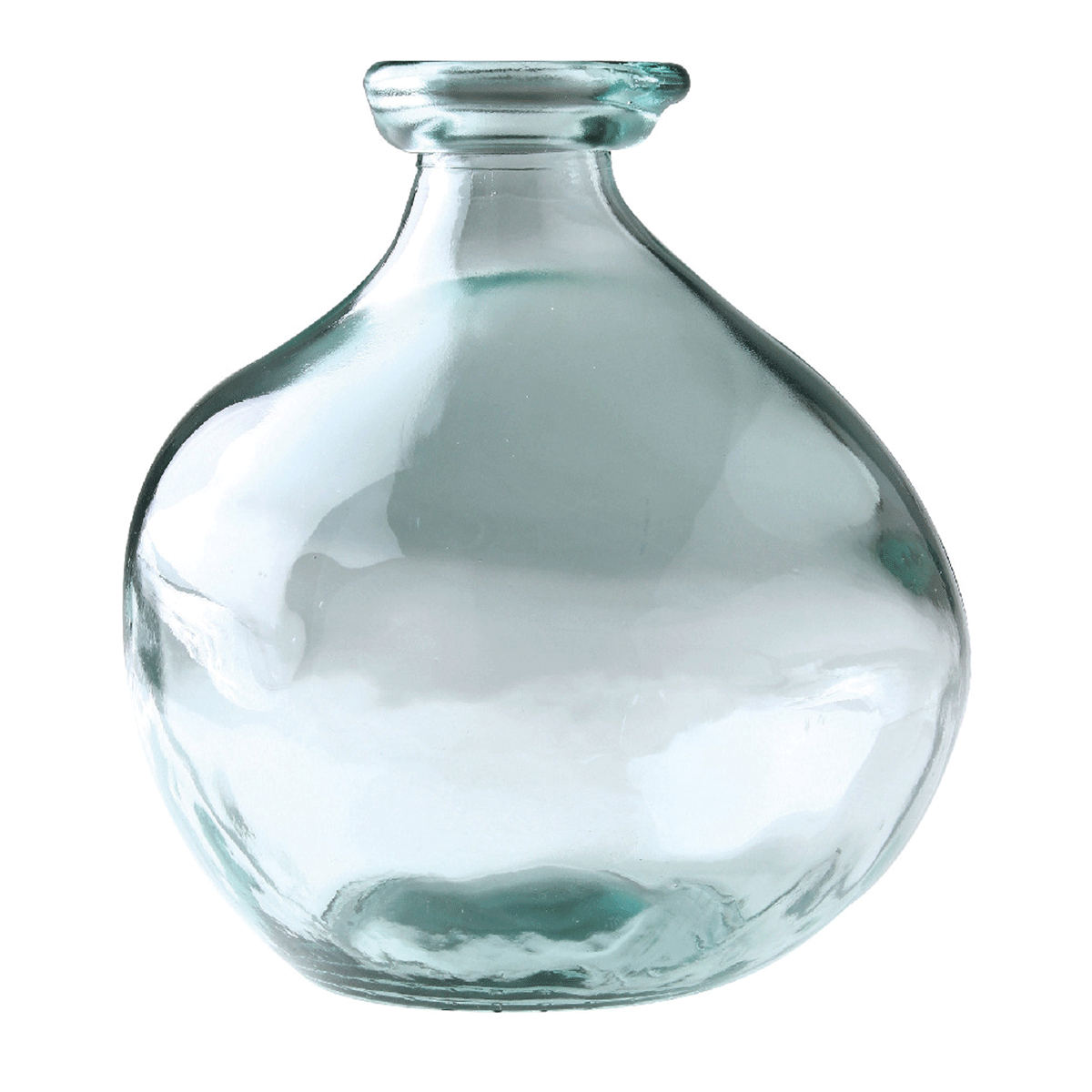 Round Glass Flower Vase / ラウンドグラスフラワーベース